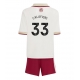 Maillot de foot Arsenal Riccardo Calafiori #33 Troisième vêtements enfant 2025-26 Manches Courtes (+ pantalon court)